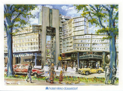 Click to see it big Postkarte - Hotel Nikko in Düsseldorf